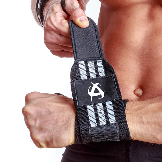 Wrist Wraps Grey (Pair)