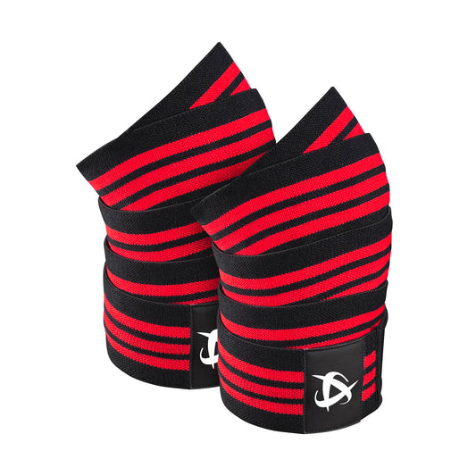 Knee Wraps Red (PAIR)